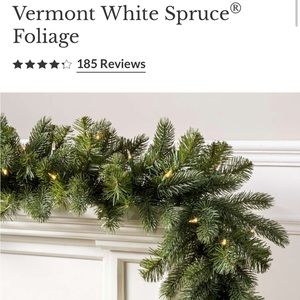 COPY - Balsam Hill Vermont White Spruce® 6ft #2 Garland
